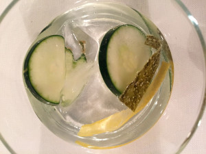Gin tonic con alga kombu